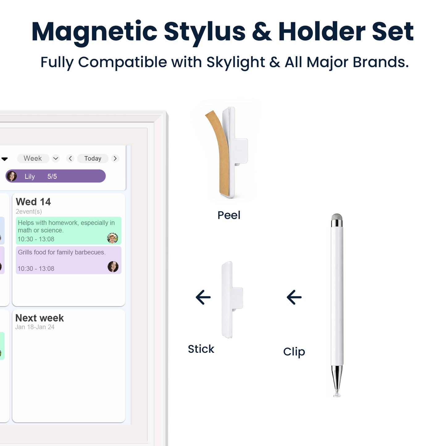 Stylus with holder